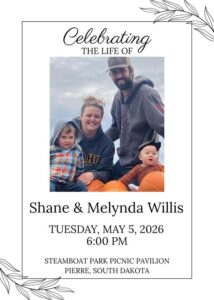 Shane Willis Accident, Pierre South Dakota, Obituary-Death: Community Mourns The Loss Of Melynda And Shane Willis In Pierre